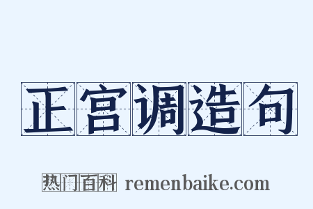 正宫调造句是什么意思的图片